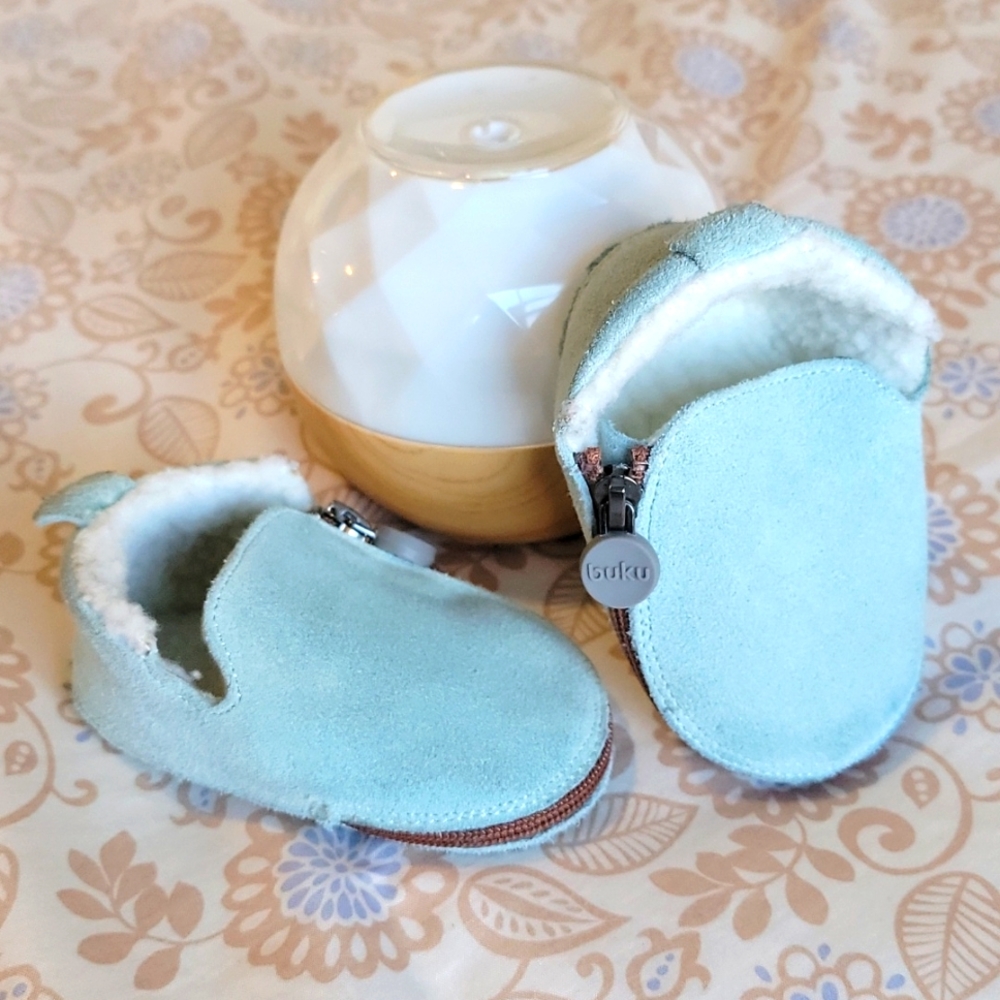 BUKU babies baby shoe size 2 light blue